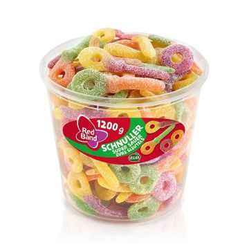 Red Band Fruchtgummi Schnuller Supersauer supersure vingummi sutter med sukkerdrys