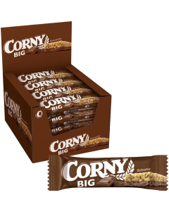 Corny Big Schoko 24x50g fuldkorns m&uuml;slibarer med jordn&oslash;dder og chokolade