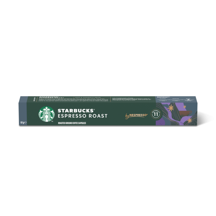 Starbucks Espresso Roast capsules for Nespresso – bold, full-bodied espresso with rich roasted notes Starbucks Espresso Roast capsules for Nespresso – bold, full-bodied espresso with rich roasted notes