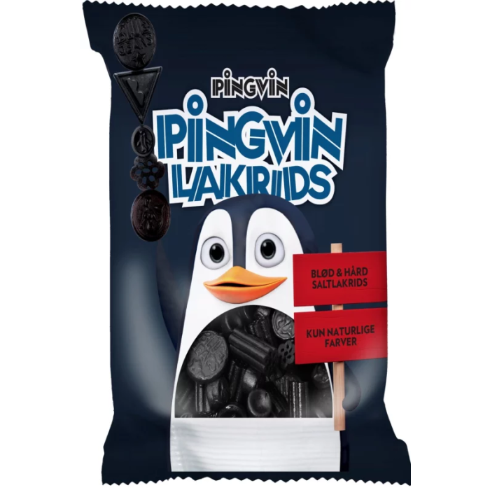 Pingvin Lakrids Hits Display 800g blanding af sød, salt og stærk lakrids Pingvin Lakrids Hits Display 800g blanding af sød, salt og stærk lakrids
